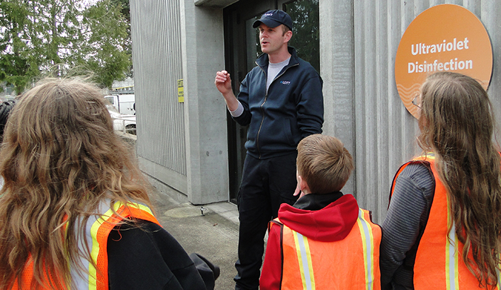 STEAM programs for youth groups include a Budd Inlet Treatment Plant tour.