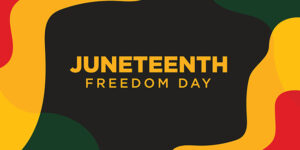 Juneteenth Freedom Day Background.