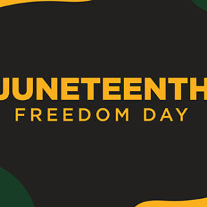 Juneteenth Freedom Day Background.