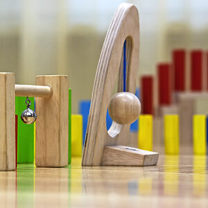 Indoor close up photography from dominoes.